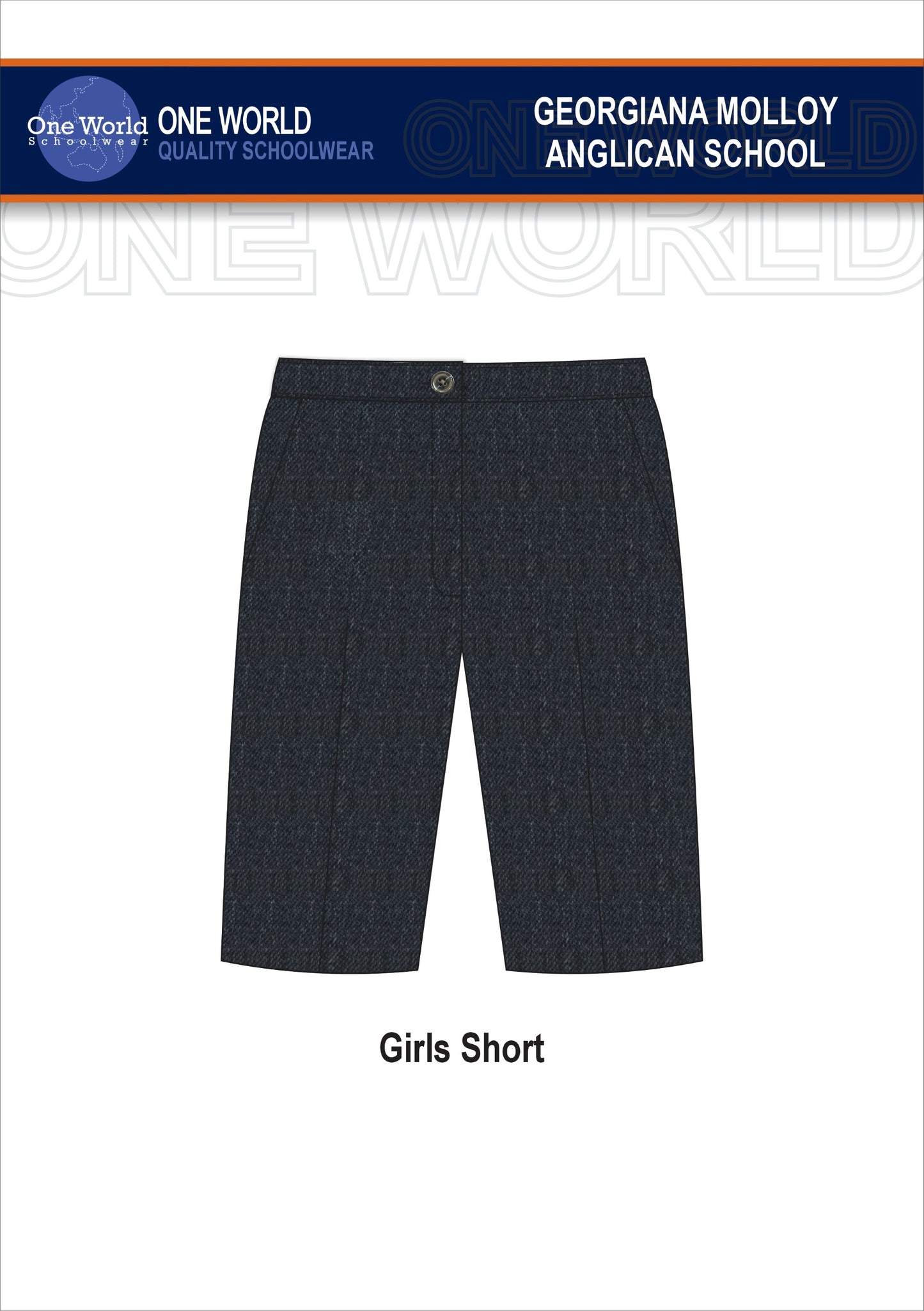 Girls College Shorts