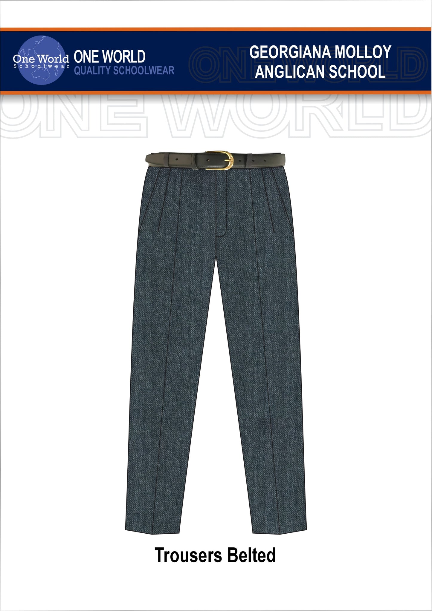 Trousers Belted